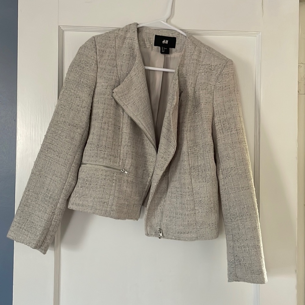 H&M tweed blazer